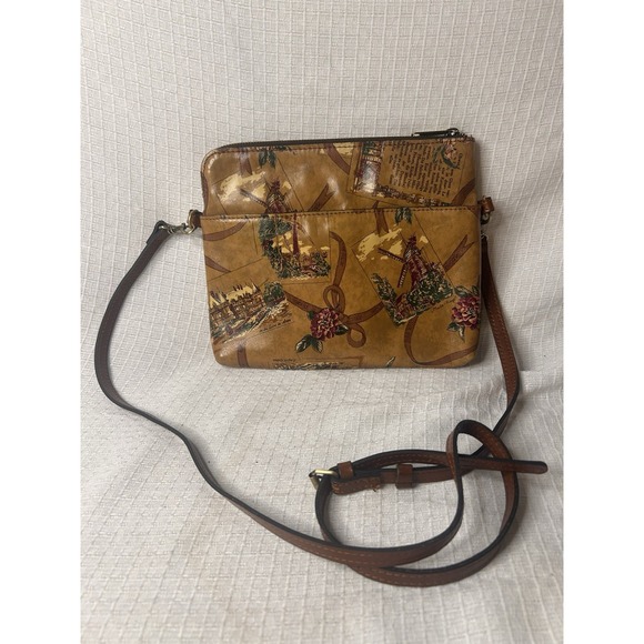 Patricia Nash Kirby East-West "My European Trip" Crossbody - Picture 1 of 2